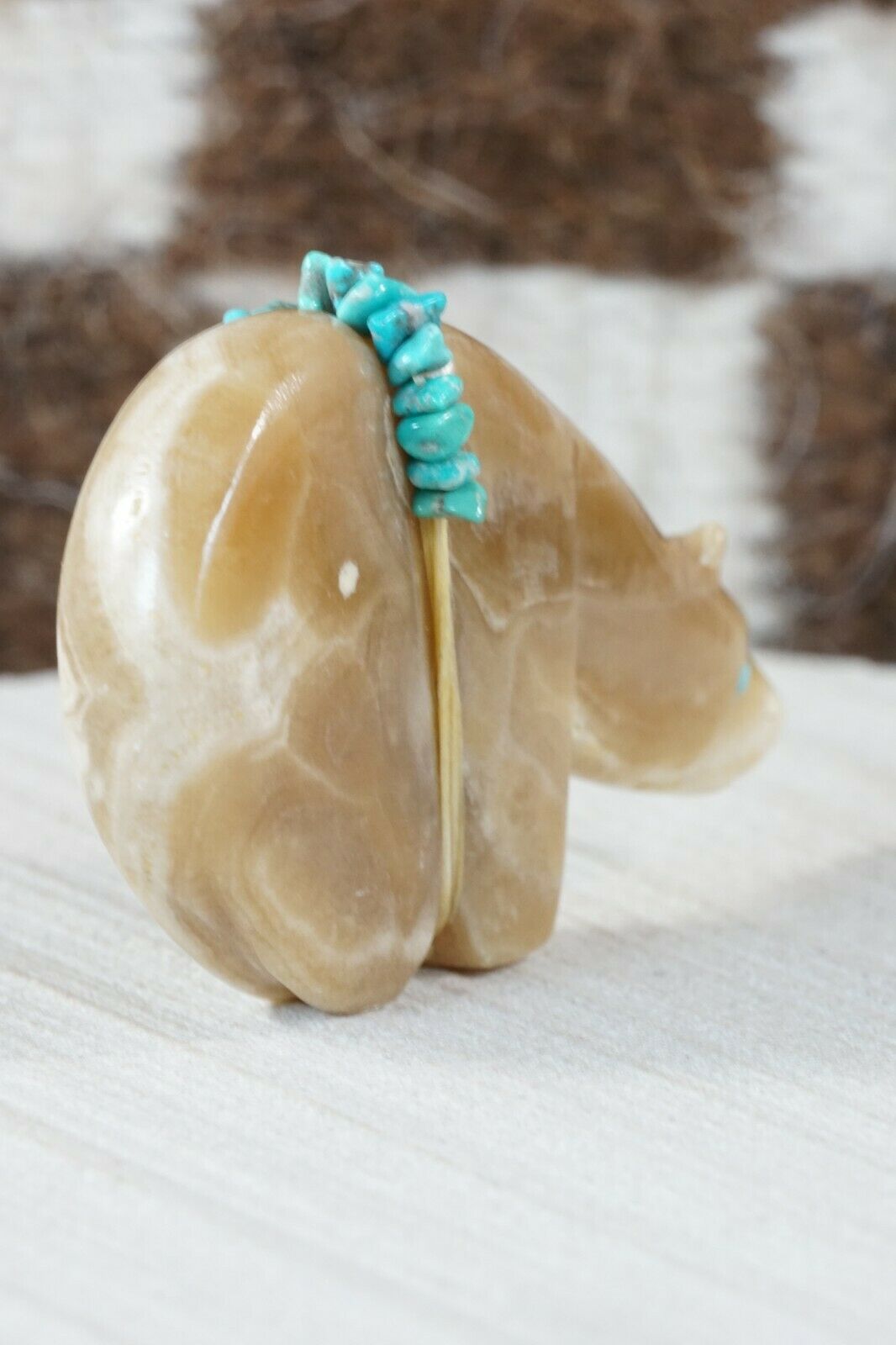 Bear Zuni Fetish Carving - Paulette Quam - High Lonesome Trading