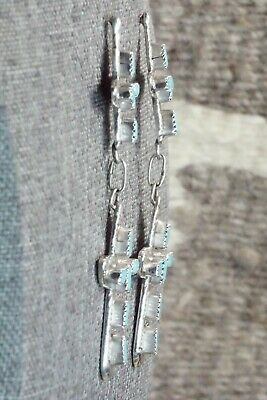 Turquoise & Sterling Silver Earrings - Ceclia Iule