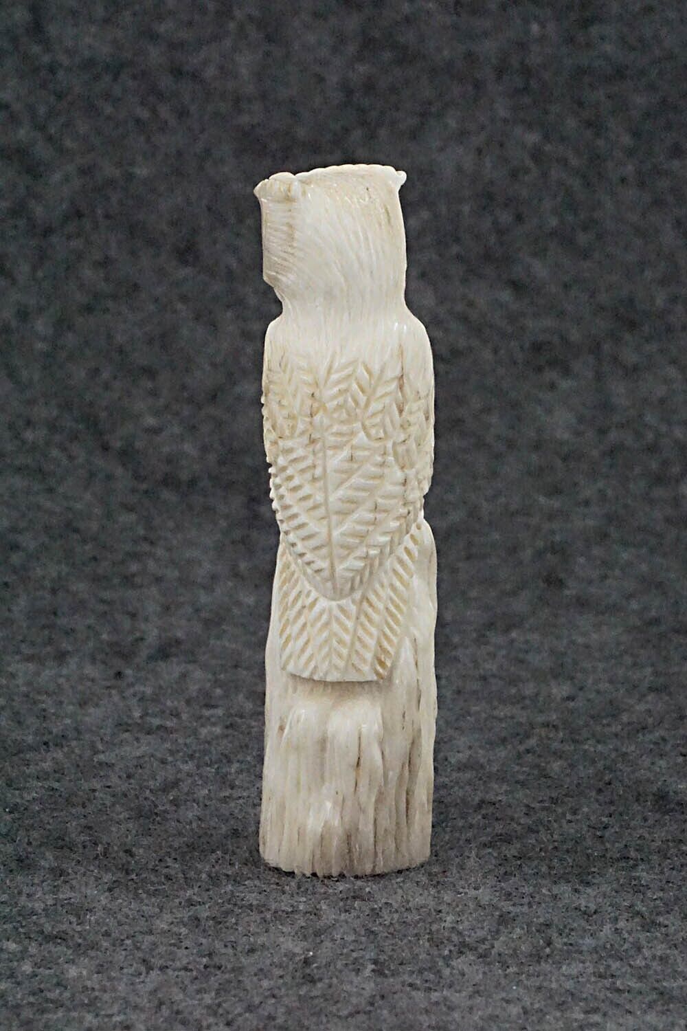 Owl Zuni Fetish Carving - Destry Siutza