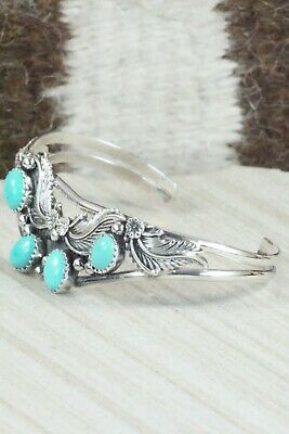 Turquoise & Sterling Silver Bracelet - Roberta Begay