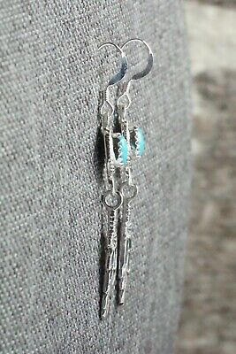 Turquoise & Sterling Silver Earrings - Harris Largo