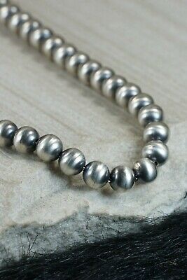 Navajo Sterling Silver Pearl Necklace - Jan Mariano