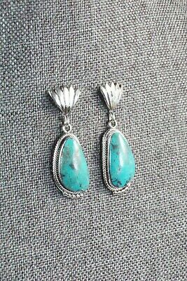 Turquoise and Sterling Silver Earrings - Sharon McCarthy