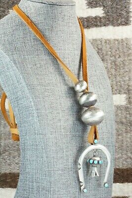 Turquoise & Sterling Silver Necklace - Monica Smith