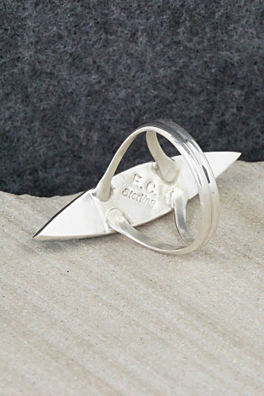 Multi Stone & Sterling Silver Ring - Cleo Kallestewa - Size 7.25