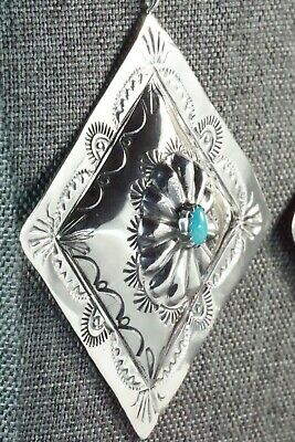 Turquoise & Sterling Silver Earrings - Rita Lee