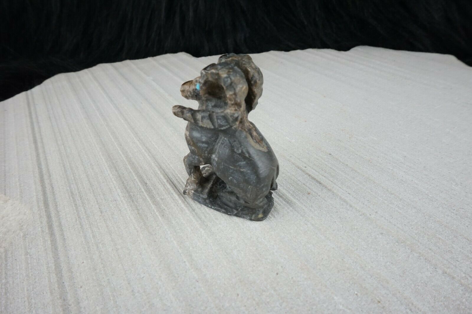 Ram Zuni Fetish Carving - Jerrold Lahaleon - High Lonesome Trading