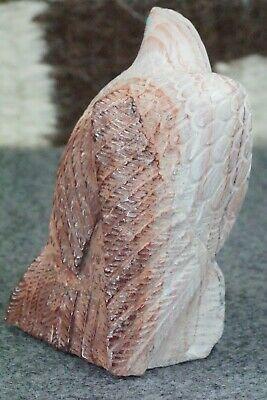 Eagle Zuni Fetish Carving - Derrick Kaamasee - High Lonesome Trading