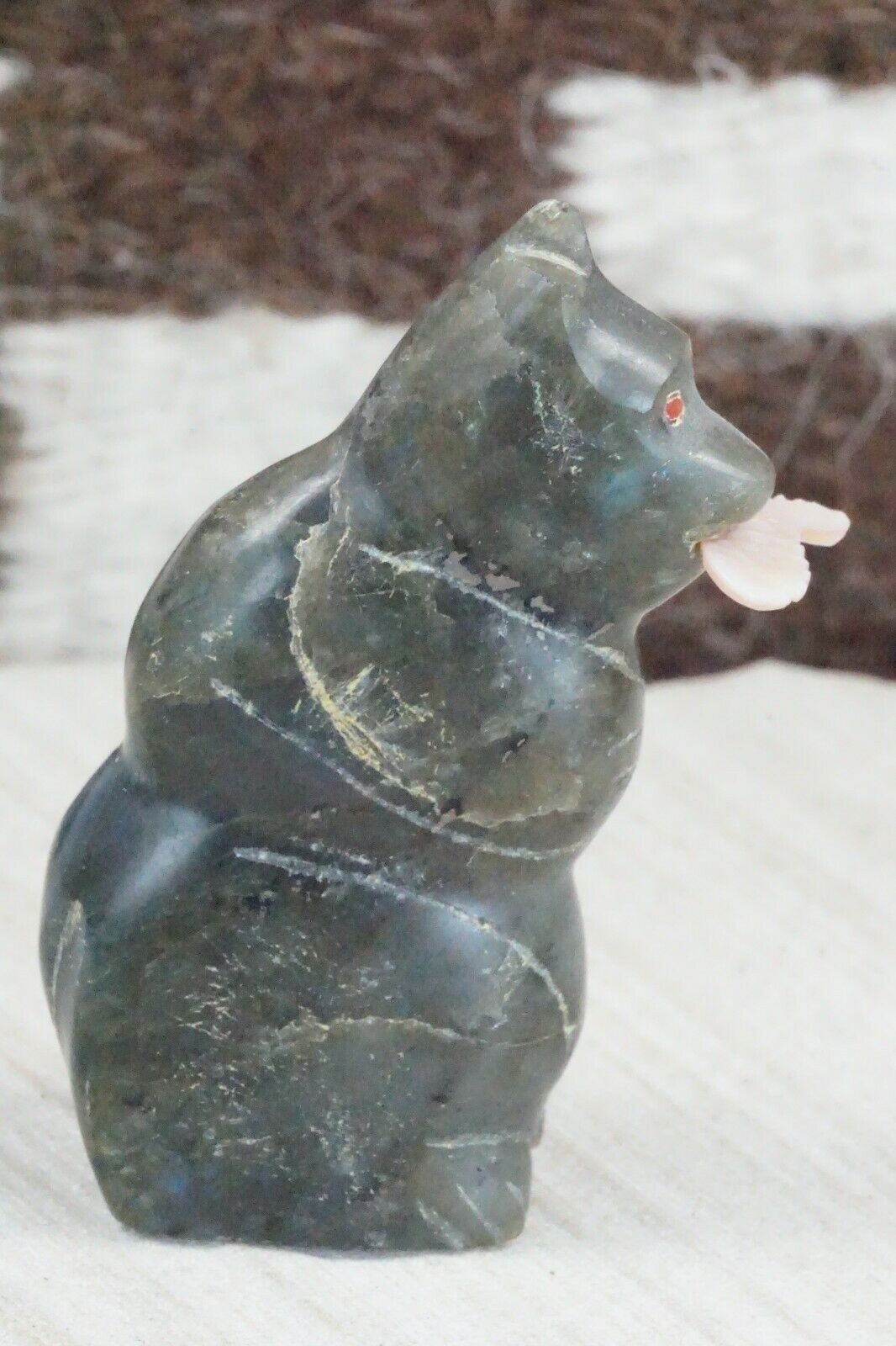 Bear Zuni Fetish Carving - Leland Boone