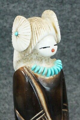 Corn Maiden Zuni Fetish Carving - Claudia Peina