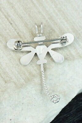 Multi Stone and Sterling Silver Pendant & Pin - Lyndon Ahiyite