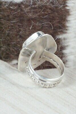 Turquoise & Sterling Silver Ring - Cris Nez - Size 7.75