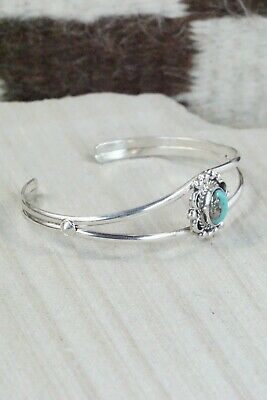 Navajo Turquoise & Sterling Silver Bracelet - Jan Mariano