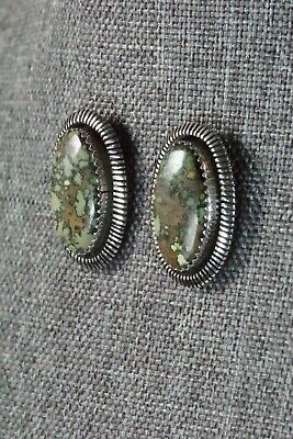 Variscite and Sterling Silver Earrings - Toby Henderson