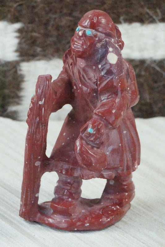 Zuni Woman Zuni Fetish Carving - Derrick Kaamasee