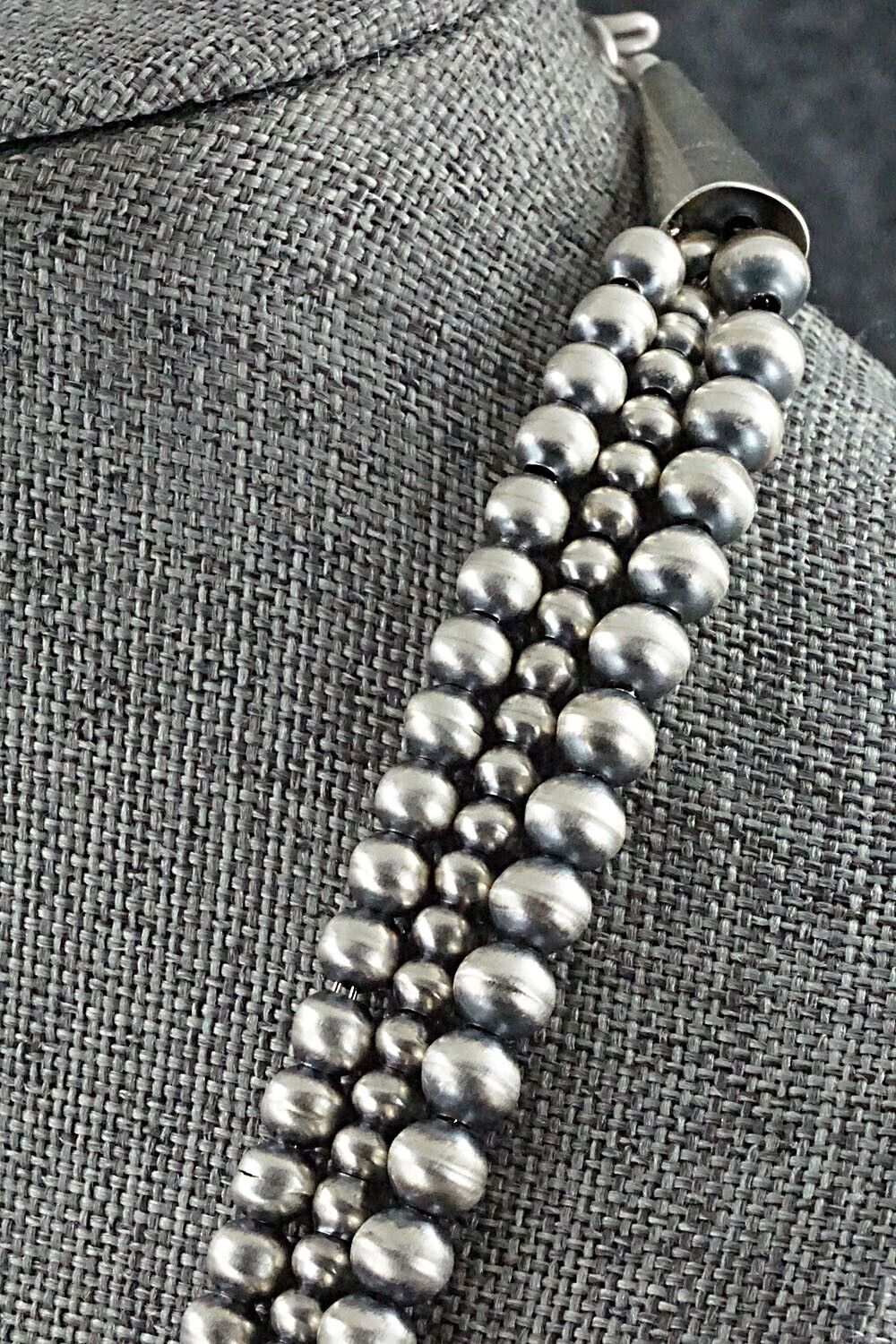 Sterling Silver Navajo Pearl Necklace - Jan Mariano