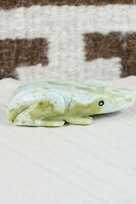 Frog Zuni Fetish Carving - Alex Tsethlikai - High Lonesome Trading