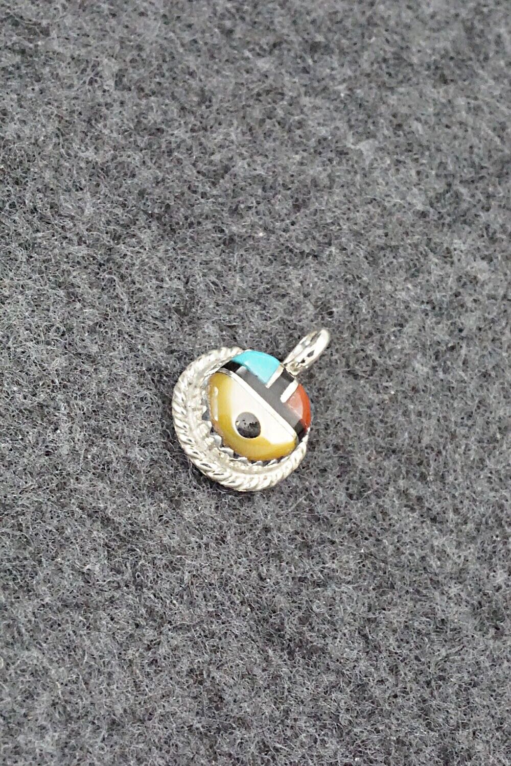 Multi Stone & Sterling Silver Pendant - Elvira Kiyite