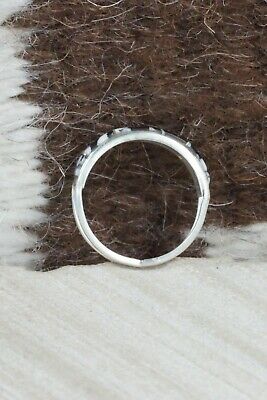 White Buffalo & Sterling Silver Ring - Gloria Waseta - Size 6.5