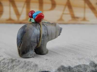 Bear Zuni Fetish Carving - Douglas Martza - High Lonesome Trading