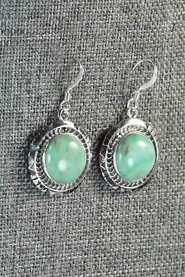 Turquoise & Sterling Silver Earrings - Amos Begay
