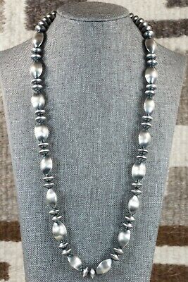 Navajo Sterling Silver Pearl Necklace - Presley Haley