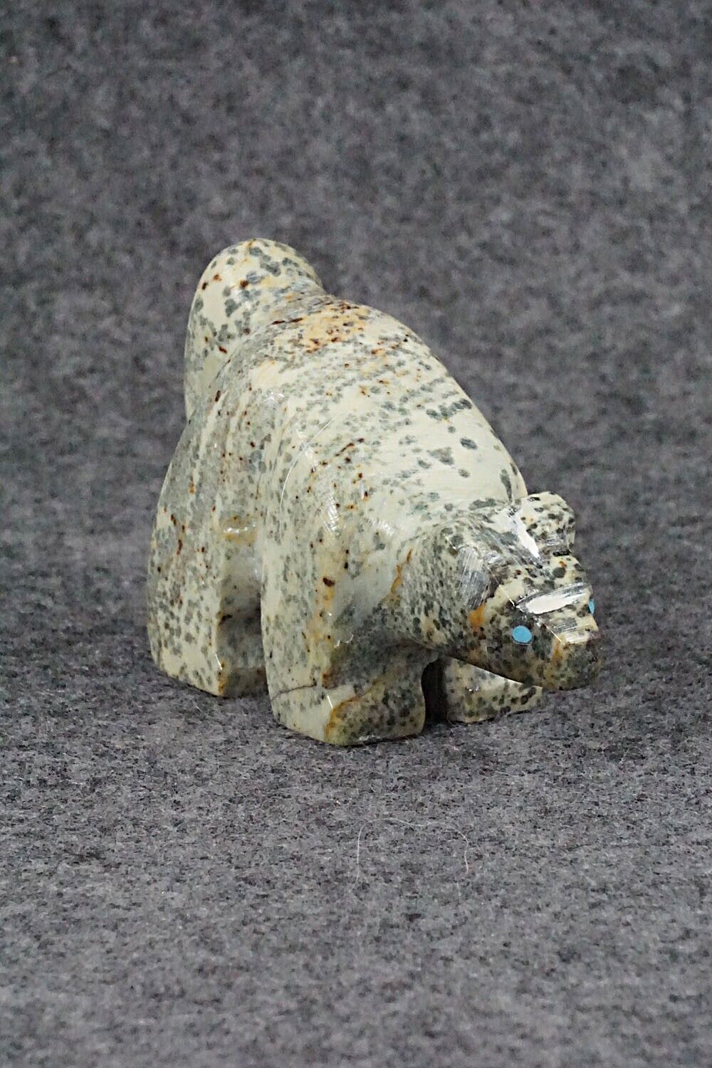 Wolf Zuni Fetish Carving - Cameron Nastacio