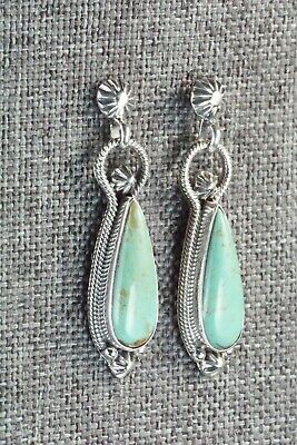 Turquoise & Sterling Silver Earrings - Verley Betone