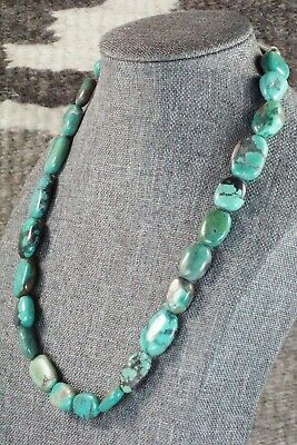Turquoise & Sterling Silver Necklace - Navajo
