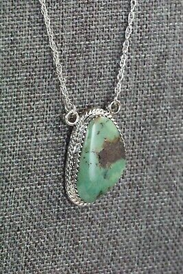 Navajo Turquoise & Sterling Silver Necklace - Annie Spencer