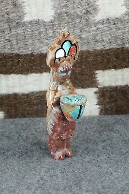 Corn Maiden Zuni Fetish Carving - Michael Mahooty