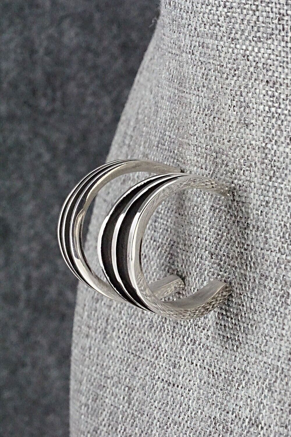 Sterling Silver Hoop Earrings - Tom Hawk