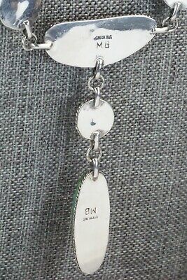 Turquoise & Sterling Silver Necklace - Mark Barney