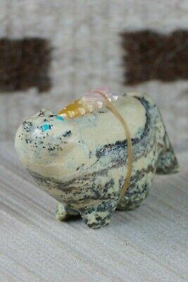 Wolf Zuni Fetish Carving - Delvin Leekya - High Lonesome Trading