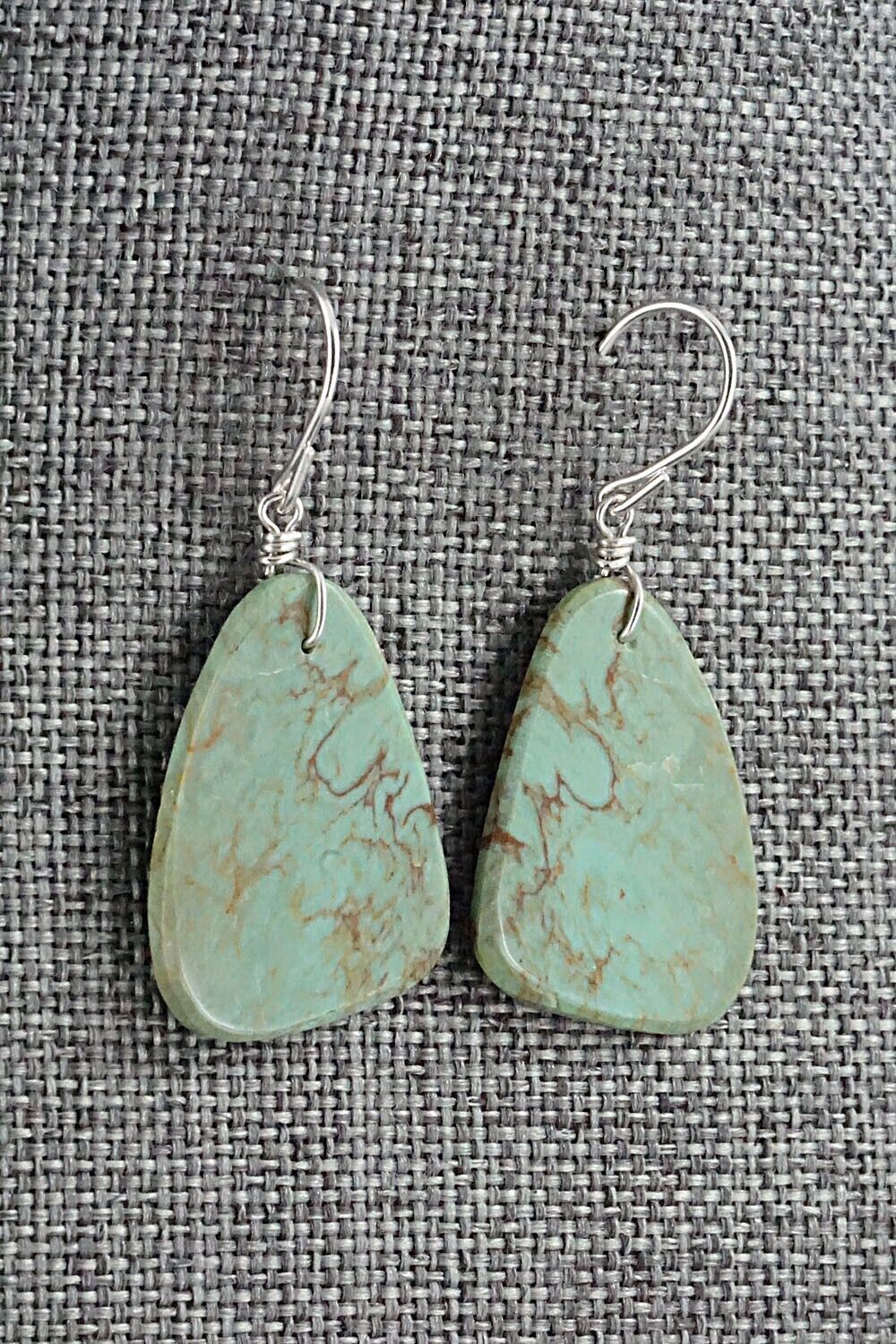 Turquoise & Sterling Silver Earrings - Sharon Abeyta