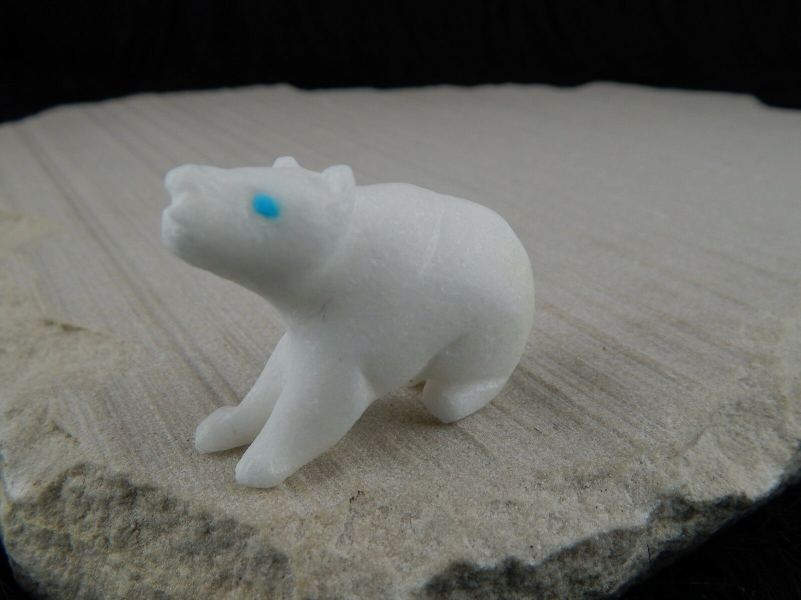 Bear Zuni Fetish Carving - Herbert Him - High Lonesome Trading