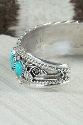 Turquoise & Sterling Silver Bracelet - Anthony Brown