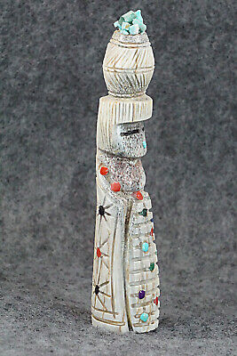 Corn Maiden Zuni Fetish Carving - Carl Etsate