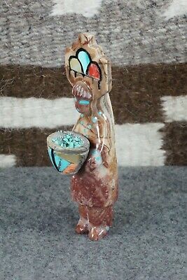 Corn Maiden Zuni Fetish Carving - Michael Mahooty