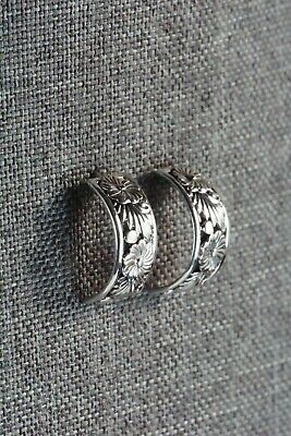Navajo Sterling Silver Floral Earrings - Tom Dinesto