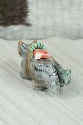 Wolf Zuni Fetish Carving - Daisy Natewa