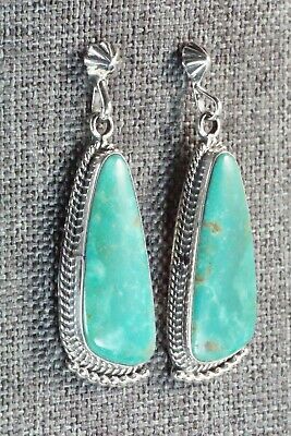 Turquoise & Sterling Silver Earrings - Verley Betone