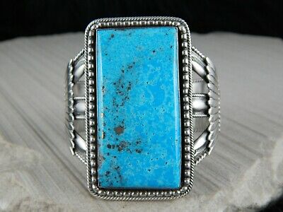 Navajo Turquoise & Sterling Silver Bracelet - Raymond Delgarito - High Lonesome Trading