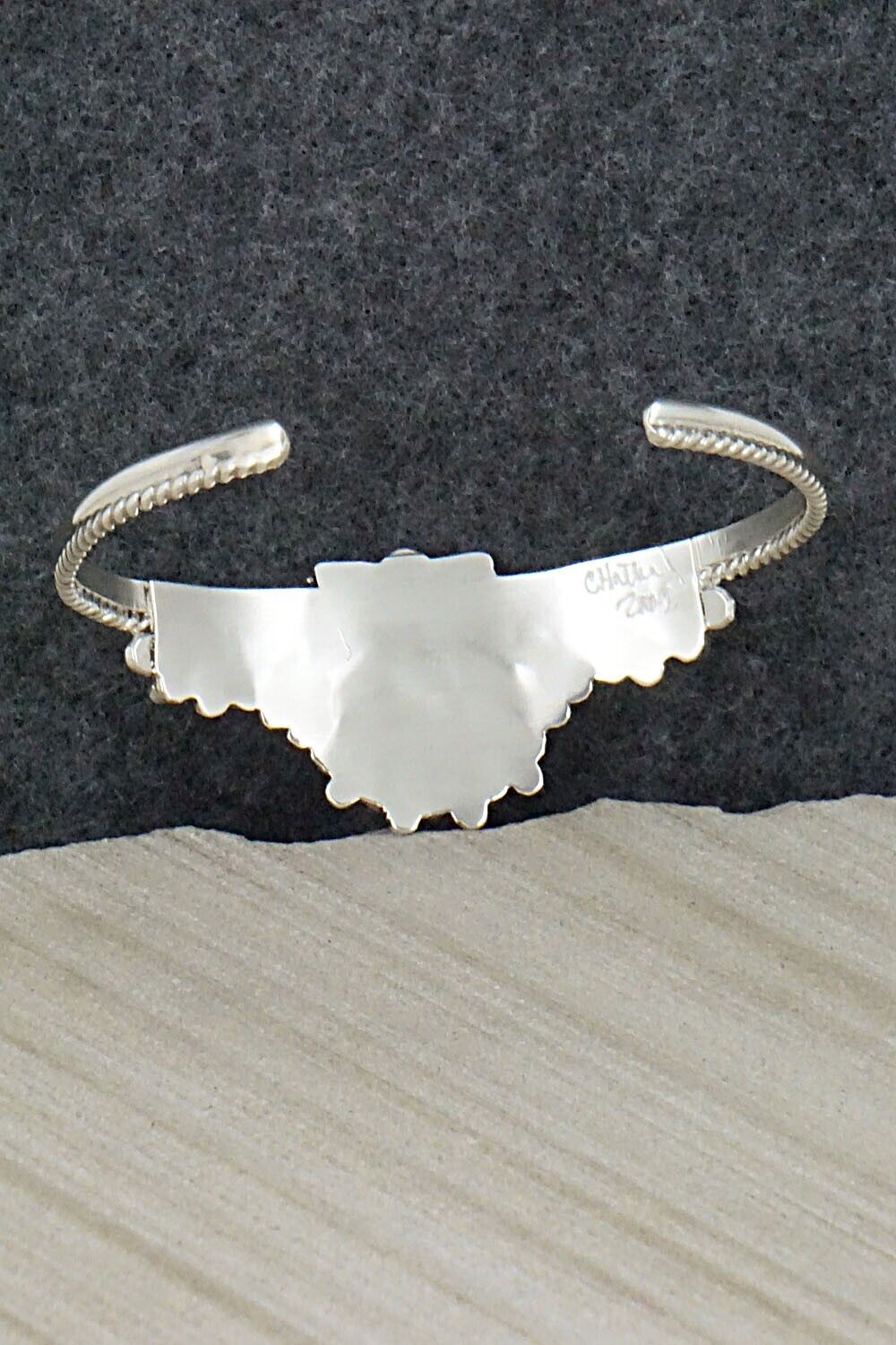 Turquoise & Sterling Silver Bracelet - Carlene Hattie