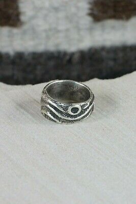 Navajo Sterling Silver Ring - Virgil Reader - Size 9 - High Lonesome Trading