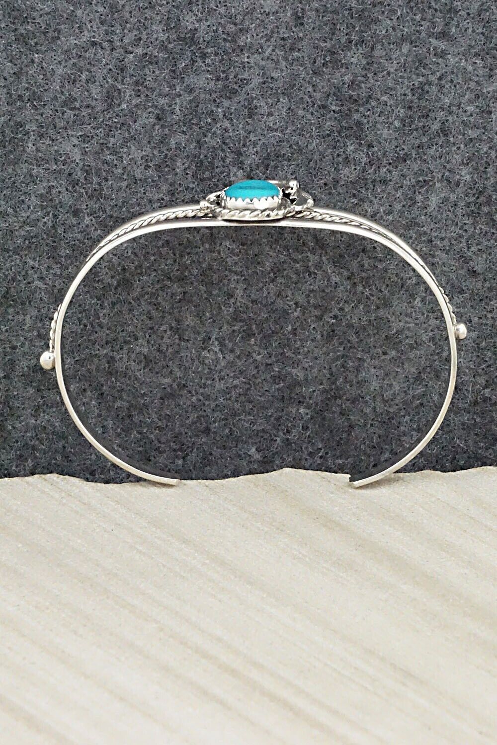 Turquoise & Sterling Silver Bracelet - Alice Rose Saunders