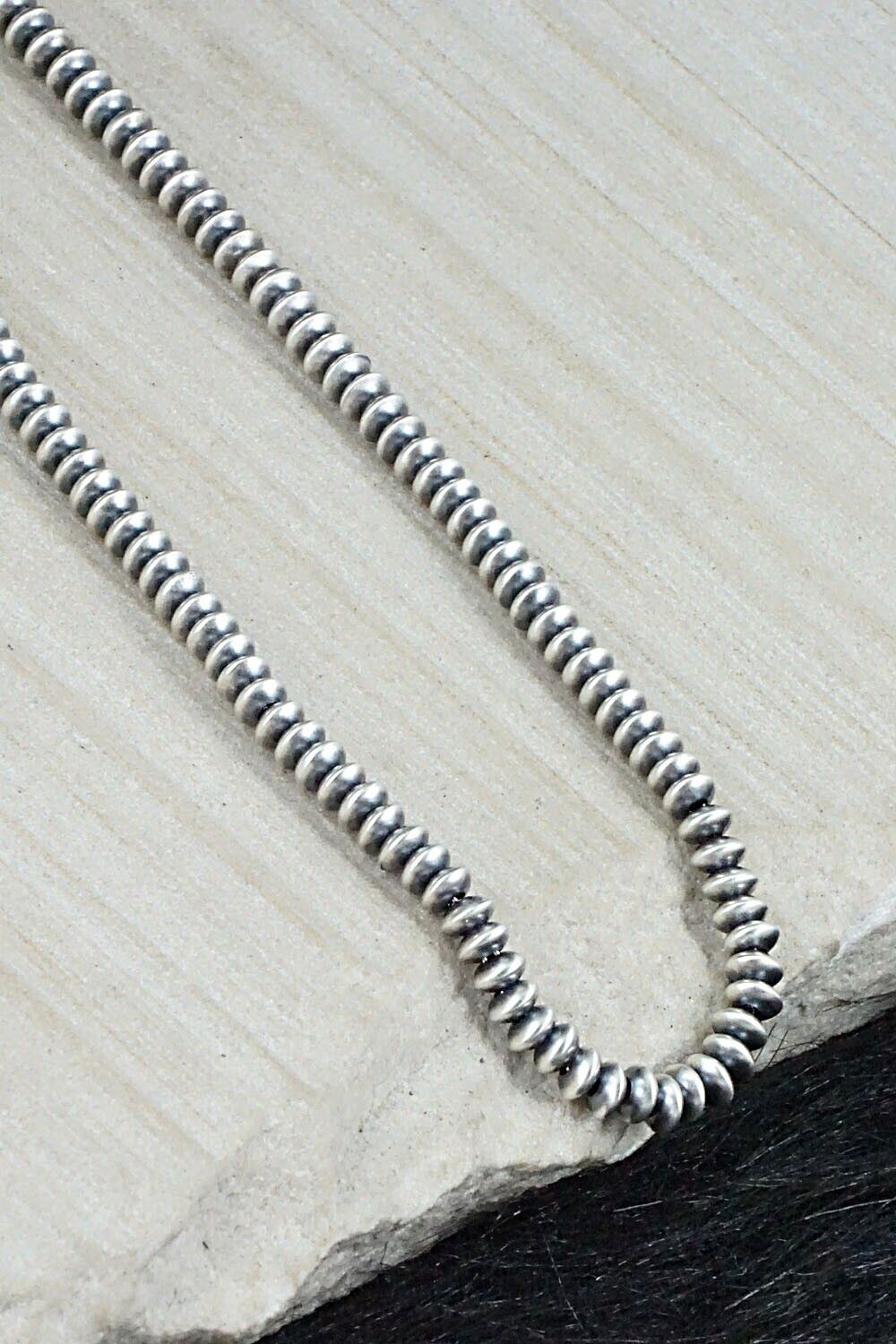 Sterling Silver Navajo Pearl Necklace - Jan Mariano