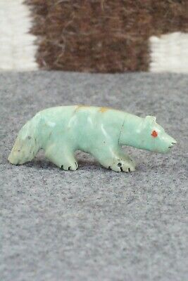 Wolf Zuni Fetish Carving - Andres Quandelacy