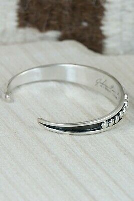 Navajo Sterling Silver Bracelet - Jonathan Nez