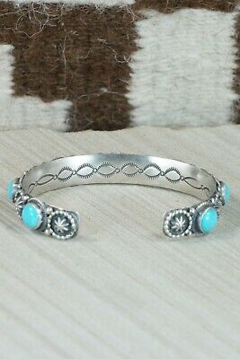Turquoise & Sterling Silver Bracelet - Bobby Platero